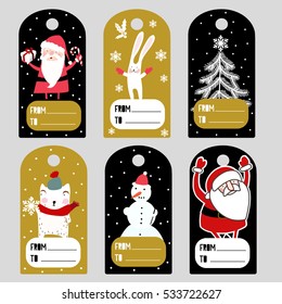 christmas labels
