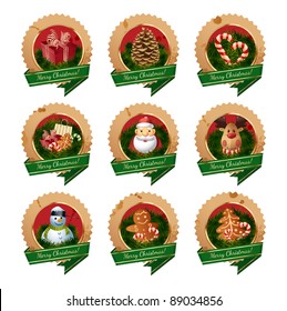 Christmas labels