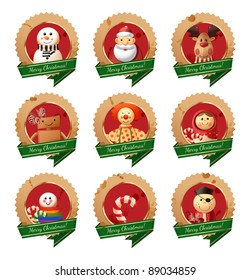 Christmas labels