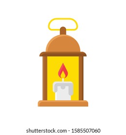 Christmas lamp vector, Christmas day related flat icon