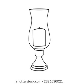Christmas Lamps of different hurricane lamp types, set. Chandeliers, lamps, bulbs, table lamp, flashlight, floor lamp - elements of modern interior. Vector illustration in flat style.