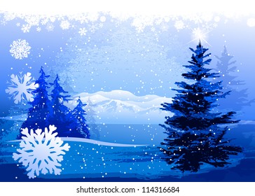 Christmas landscape