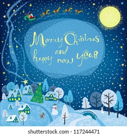 Christmas landscape