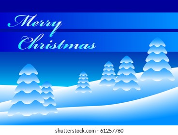 Christmas landscape