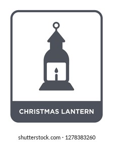 christmas lantern icon vector on white background, christmas lantern trendy filled icons from Christmas collection, christmas lantern vector illustration