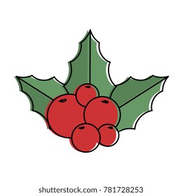 christmas leafs decorative frame