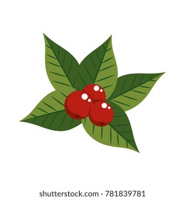 christmas leafs decorative frame