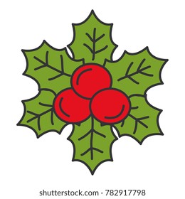 christmas leafs decorative frame