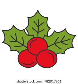 christmas leafs decorative frame
