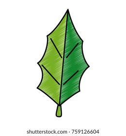 christmas leafs decorative icon