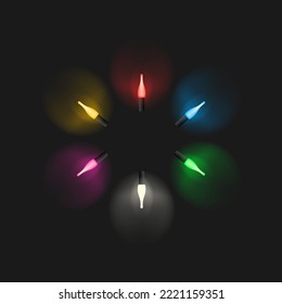 Christmas LED light bulb for christmas tree garland