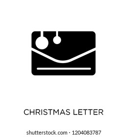 christmas letter icon. christmas letter symbol design from Christmas collection. Simple element vector illustration on white background.