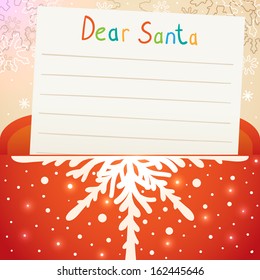 Christmas letter to Santa Claus