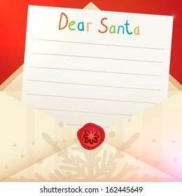 Christmas letter to Santa Claus