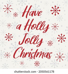 Christmas lettering for christmas card, gift bag or box design