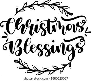 Christmas Lettering Quotes Christmas Blessing