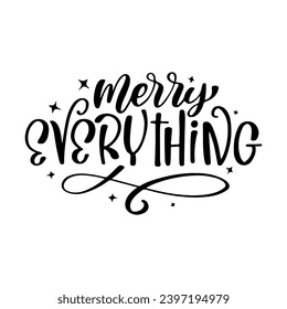 Christmas Lettering Quotes and Phrases For Printable Posters, Cards, Tote Bags Or T-Shirt Design. Christmas and Winter Quotes And Saying
