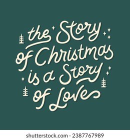 Christmas lettering quotes vector style