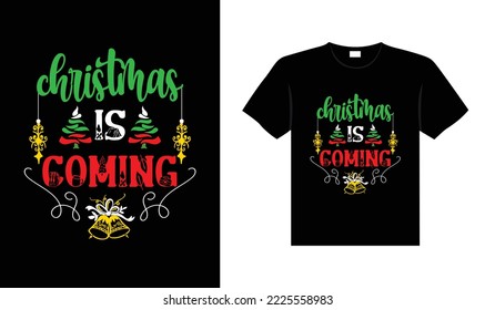 Christmas lettering typography apparel Vintages Christmas T-shirt design Christmas merchandise designs, hand-drawn lettering for apparel fashion. Christian religion quotes saying for print.