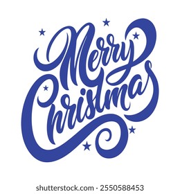 christmas lettering vector white background