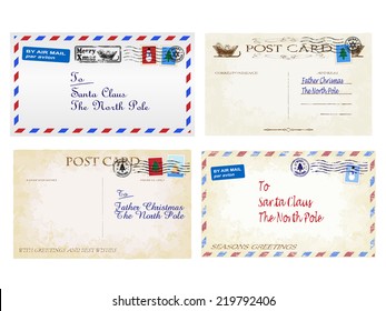 Christmas letters and postcards to Father Christmas 