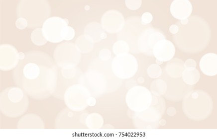 Christmas light background in bokeh style. Vector illustration that can be used in the presentation of cosmetics, advertising