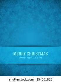Christmas light background with snowflakes. Vector illustration Eps 10. 