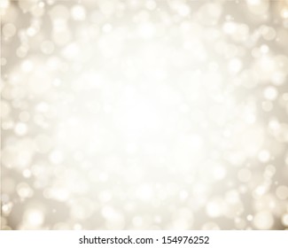 Christmas light background with snowflakes. Vector illustration Eps 10. 