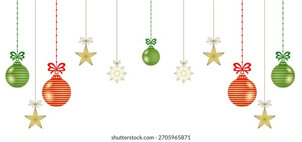 bolas de luz de Natal vetor eps