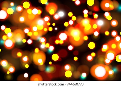 Christmas light bokeh