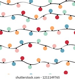 Christmas light design pattern 