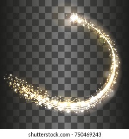 Christmas Light Effect on a transparent background. vector illustration
