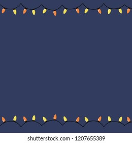 Christmas light. Holiday vector card. Vector winter background.