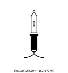Christmas Light Icon Vector Sign And Symbols