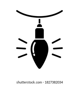 Señal Y Símbolos De Vector De Icono De Luz De Navidad