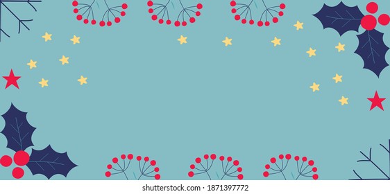 Luz de Navidad con fondo de copo de nieve, fondo de invierno.