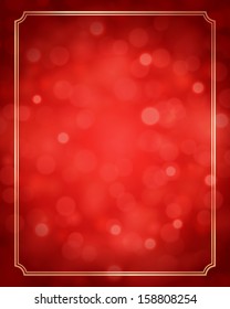 Fondo vectorial de luz de Navidad. Tarjeta o invitación.