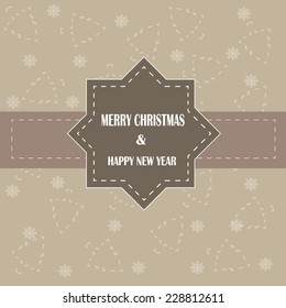 Christmas light vector background. Card or invitation.