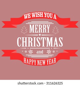 Christmas light vector background. Card or invitation.