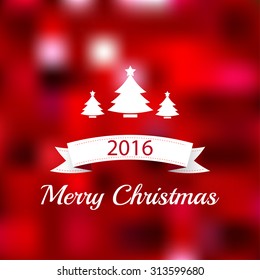 Christmas light vector background. Card or invitation. Christmas Greeting Card. Merry Christmas lettering, vector illustration