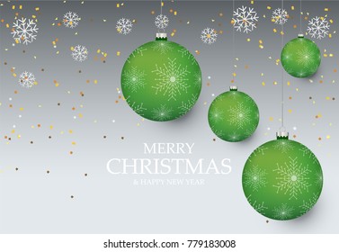Christmas light vector background. Card or invitation