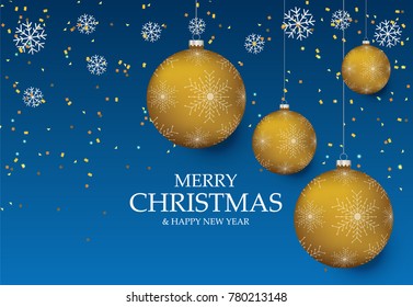 Christmas light vector background. Card or invitation
