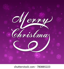 Christmas light vector background. Card or invitation