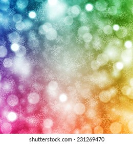 Christmas light vector background. Greeting Card or invitation.