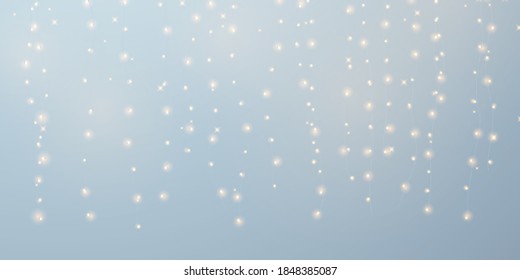 Christmas lights abstract element that can be used cover decoration bokeh background