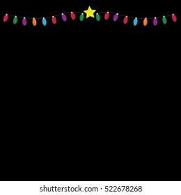 Christmas lights background
