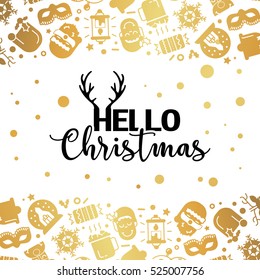 Christmas lights background.