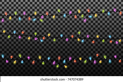 Christmas lights background