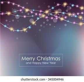 Christmas Lights Background for your seasonal wallpapers, Happy New Year Backgrounds, greetings card, dinner invitations, party flyers, covers and so on.