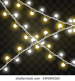 
Christmas lights. Beautiful banner for the New Year and Christmas. Bright flash beautiful christmas light. burning lights.
Beautiful garlands for the New Year and Christmas.
